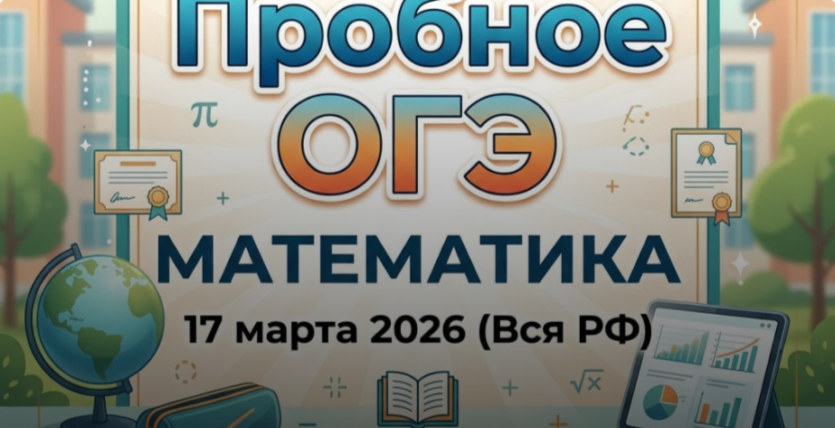 Ответы и задания на Всероссийский пробный ОГЭ по математике 17 марта [17.03.2026] (Вся РФ)